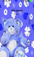 Cute bear love lock screen 스크린샷 3