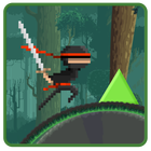 Circle Ninja - Pixel Art Adventure آئیکن