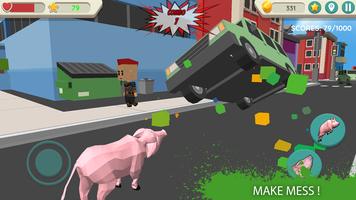 Crazy Pig Simulator Cartaz