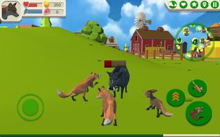 Fox Family - Animal Simulator Affiche