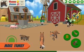 Fox Family - Animal Simulator ảnh chụp màn hình 1