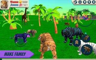 برنامه‌نما Tiger Simulator 3D عکس از صفحه