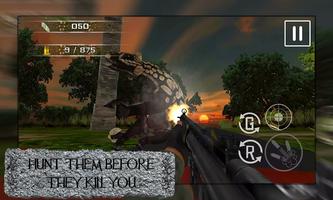 Dinosaur Hunt: Combat Shooting capture d'écran 1