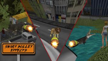 City 3D sniper Ataque do leão Cartaz
