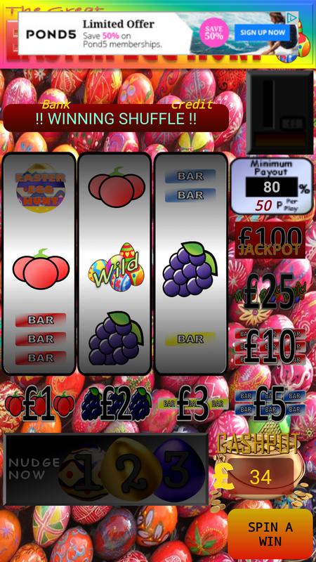 Easter egg slot machine