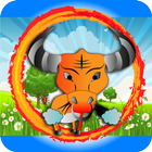 Crazy Bull Run 3D icono