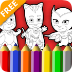 PJ Coloring Book for Masks icon