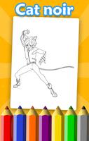 Coloring Book for Miraculous Poster