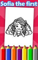 First Coloring Book for Sofia постер