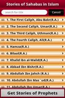 Stories of Sahabas in Islam imagem de tela 1