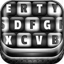 لوحة المفاتيح أبيض وأسود APK
