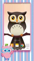 Cute Owl Live Wallpaper screenshot 1