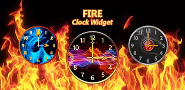 Feuer Uhr-Widget