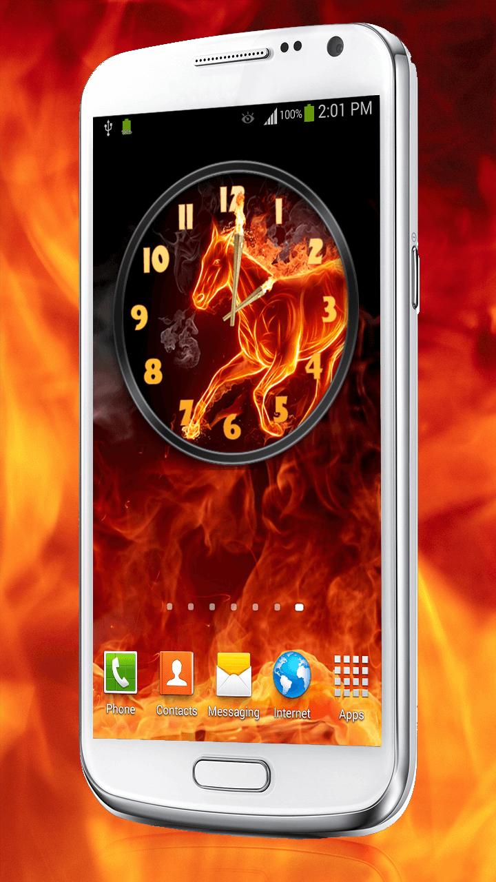 Feu Widget Horloge APK pour Android Télécharger
