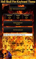 برنامه‌نما Hell Skull Fire Keyboard Theme عکس از صفحه