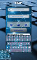 Thème Clavier pour les Garçons capture d'écran 3