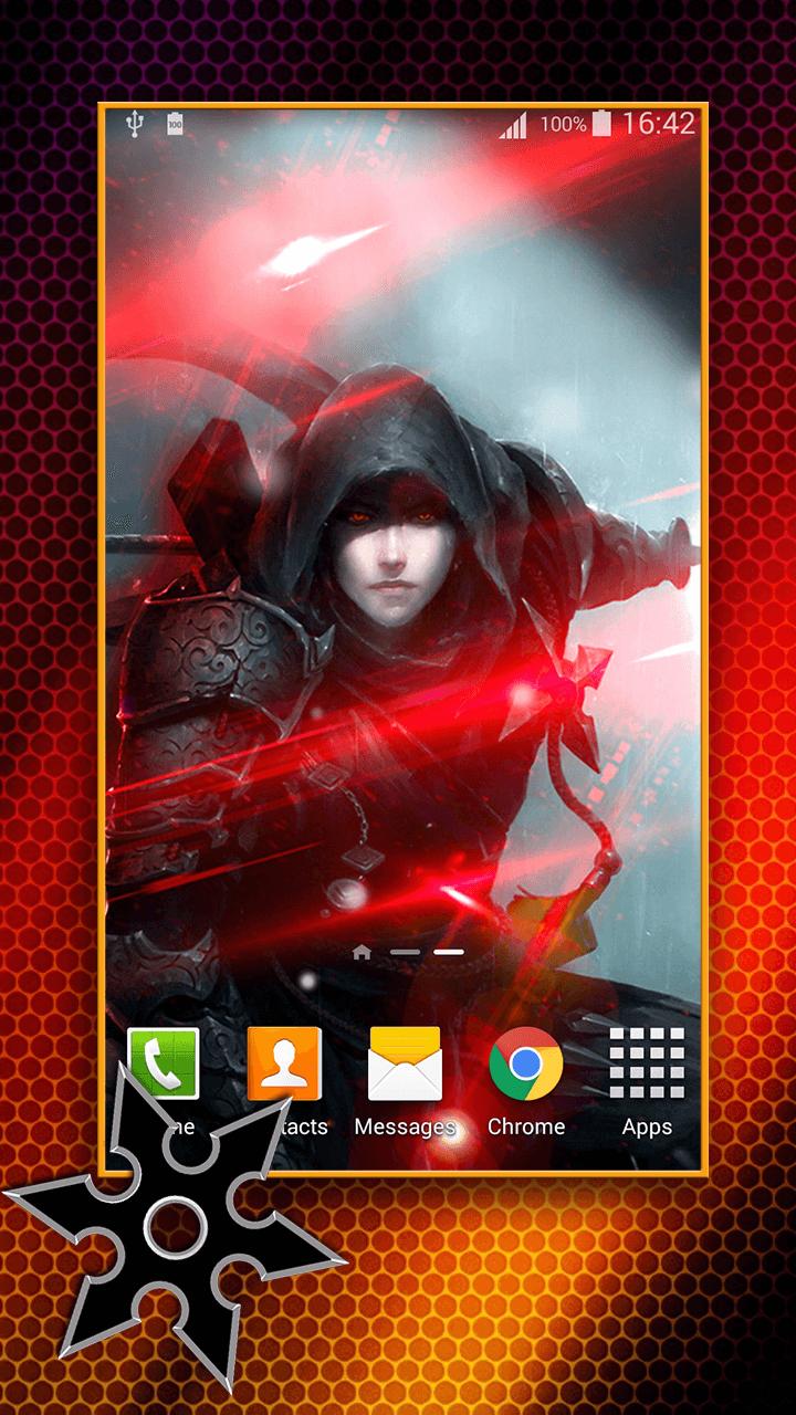 Android için Ninja Canlı Duvar Kağıdı Hd APK�yı İndir