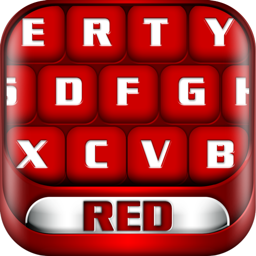 Rote Tastatur Thema