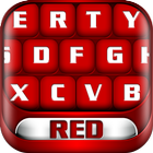 Clavier Rouge icône