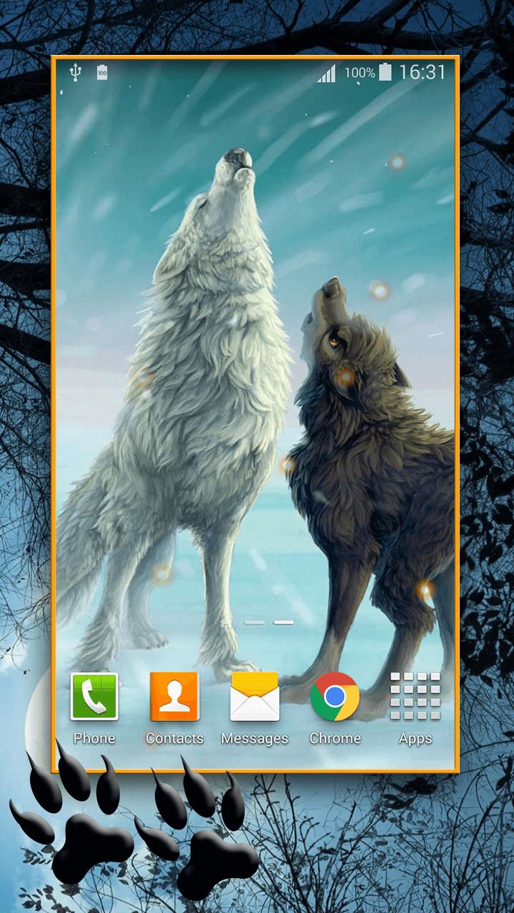 Android için Kurt Canlı Duvar Kağıdı Hd APK�yı İndir