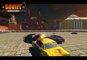Soviet Car Crash Derby Racing Affiche