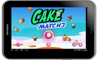 Cake Match 3 الملصق