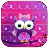 Hibou Clavier avec Emoji icône