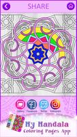 My Mandala Coloring Pages App poster