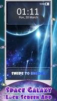 Space Galaxy Lock Screen App poster