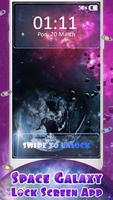 Space Galaxy Lock Screen App syot layar 3