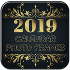 2019 Calendrier Cadres Photo icône