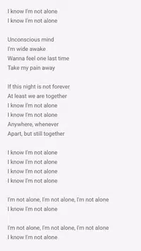 Alone - Just Lyrics - Alan Walker APK for Android Download