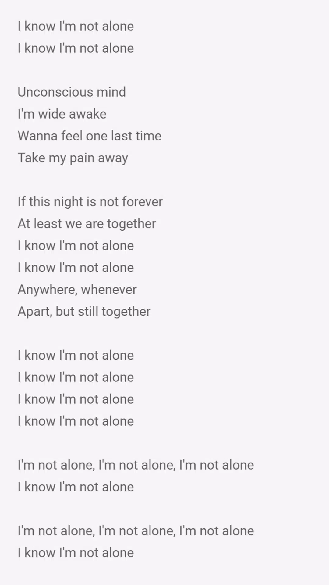 Kantine hulp in de huishouding worst Alone - Just Lyrics - Alan Walker APK for Android Download