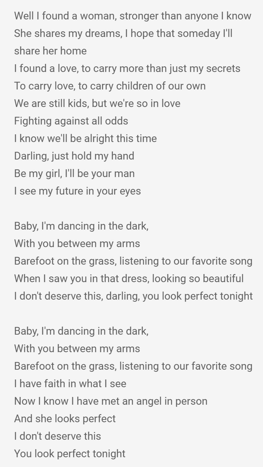 Android 用の Perfect - Just Lyrics - Ed Sheeran APK をダウンロード