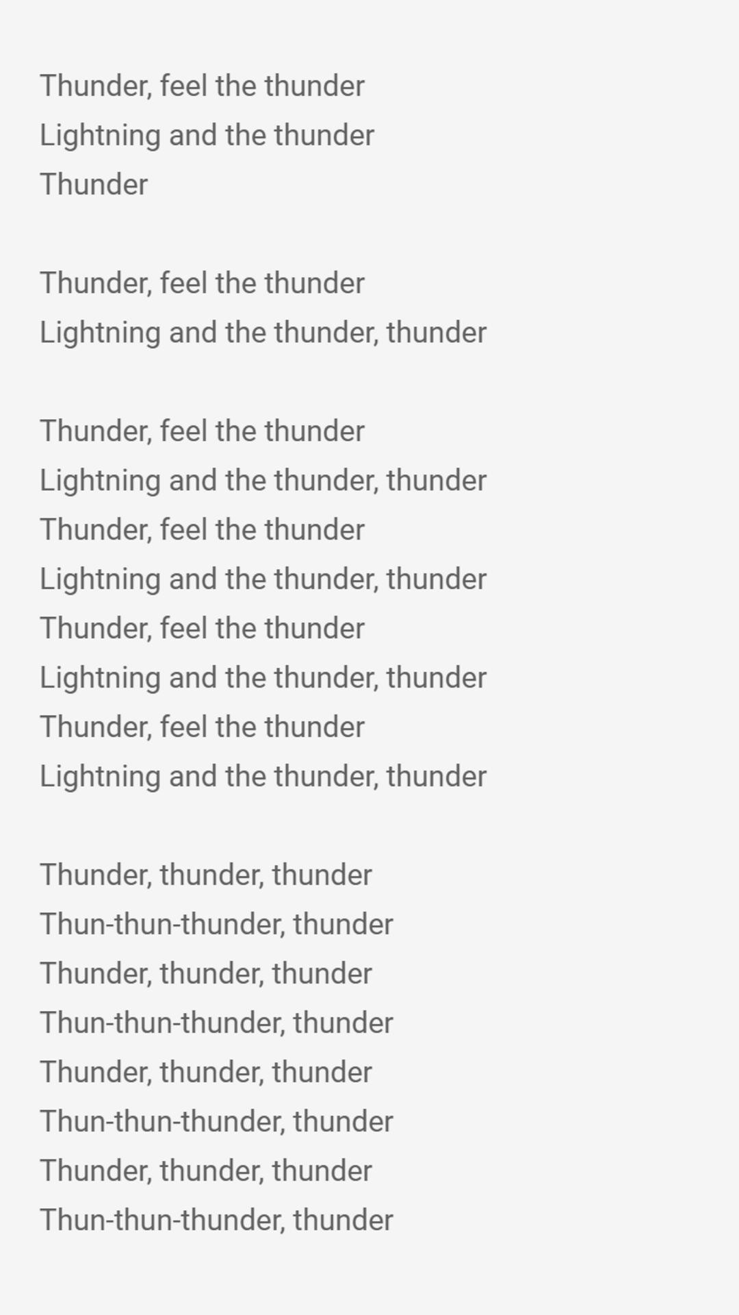 Thunder Just Lyrics Imagine Dragons For Android Apk Download - imagine dragons thunder roblox