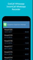 Call recorder for whatsapp پوسٹر