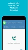 برنامه‌نما Call recorder for whatsapp عکس از صفحه