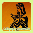 Sztuka kreatywna z kaligrafii aplikacja