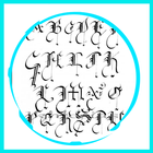 Calligraphie Lettre Arts icône
