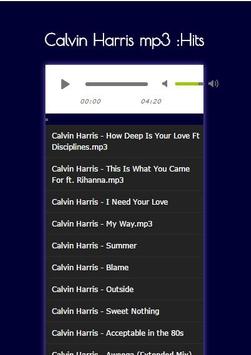 Calvin Harris Mp3 Hits Apk Screenshot Calvin Harris Mp3 Hits Apk Screenshot