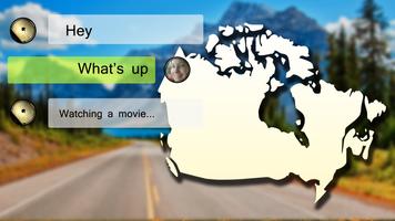Poster Canada Chat