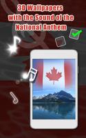 कनाडाई झंडा लाइव वॉलपेपर पोस्टर