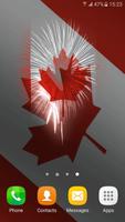 कनाडाई झंडा लाइव वॉलपेपर स्क्रीनशॉट 2