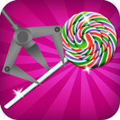candies claw machine game icon