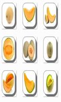 Poster Cantaloupe Fruits Onet Game