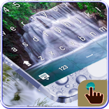 cascade & horse keyboard theme