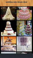 Wedding Cake Desain Ideal اسکرین شاٹ 1