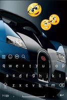 Racing Car Keyboard الملصق