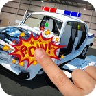 Car Crash Lada Vaz Police icono