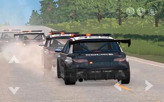 Police Car : Offroad Crime Patrol Driving Game 3D ảnh chụp màn hình 2